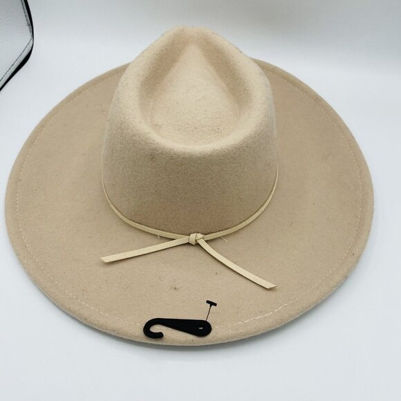 Sonoma Women\'s 1 Black, 1 Off White Wool Fashion Hat Sombrero Adjustable 2 Pack main image 13